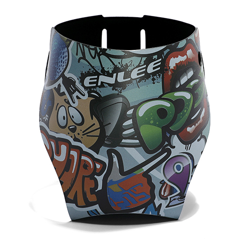 Mountain Biking Cartoon - ENLEE botol minum sepeda gunung lipat