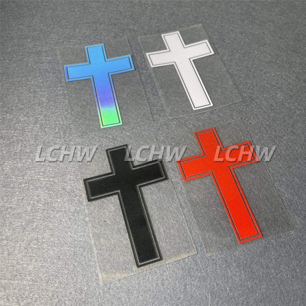 Mountain Biking Cartoon - Stiker Salib Yesus Simbol Kristen Tuhan