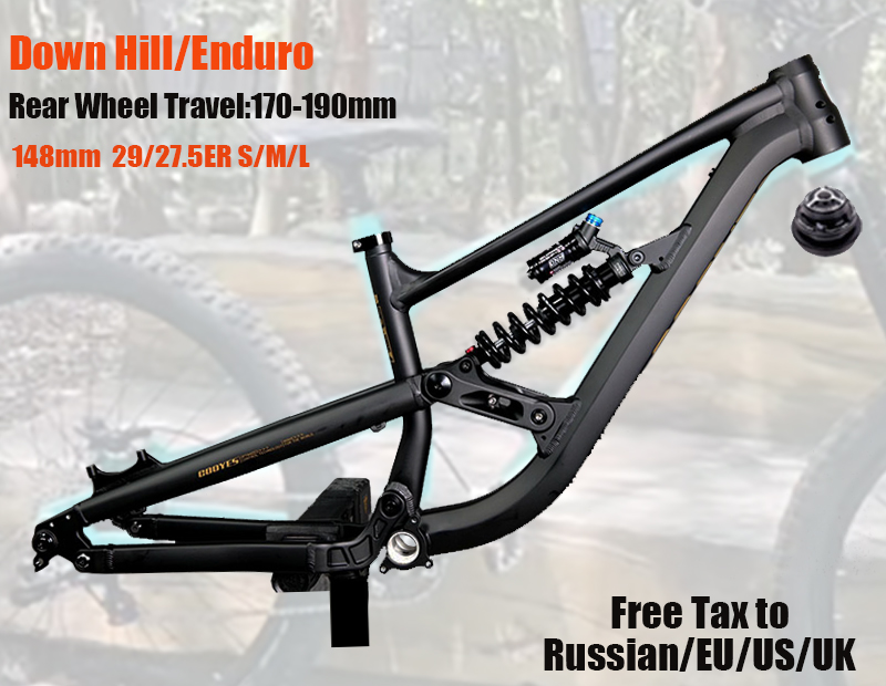 Mountain Biking Uk - Rangka Sepeda Enduro Full Suspension Aluminium