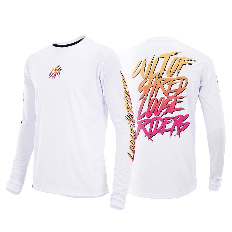 Mountain Biking Jerseys Men - Jersey Lengan Panjang Pria Loose Rider