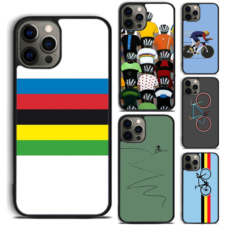 Mountain Biking Cartoon - Casing Handphone Motif Bersepeda Gunung Untuk