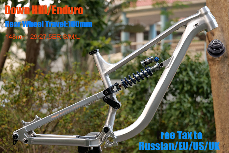 Mountain Biking Uk - Rangka Sepeda Soft Tail dari Aluminium