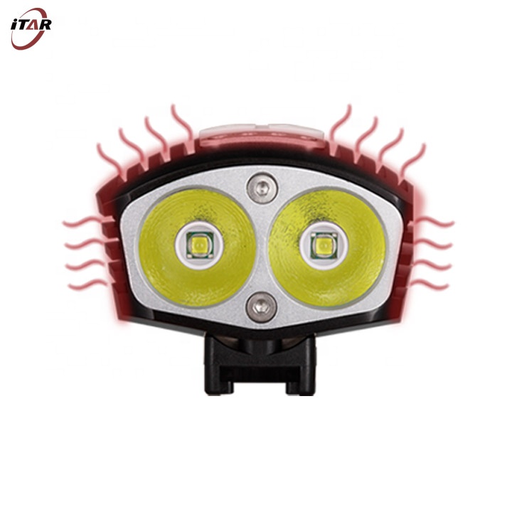Mountain Biking Uk - Lampu Depan Sepeda Gunung LED Aluminium