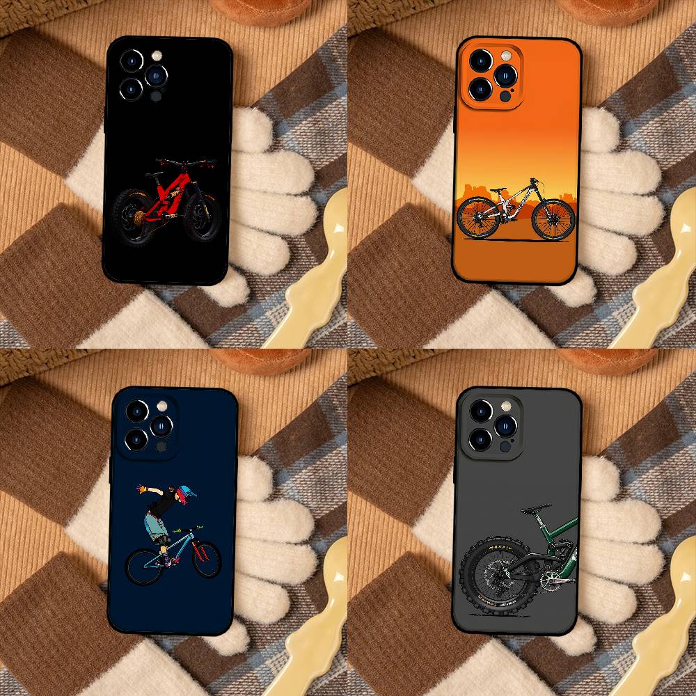 Mountain Biking Cartoon - Casing HP Sepeda Gunung MTB untuk