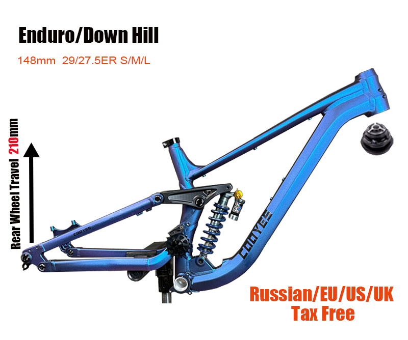 Mountain Biking Uk - Rangka Sepeda Aluminium Full Suspension, Soft