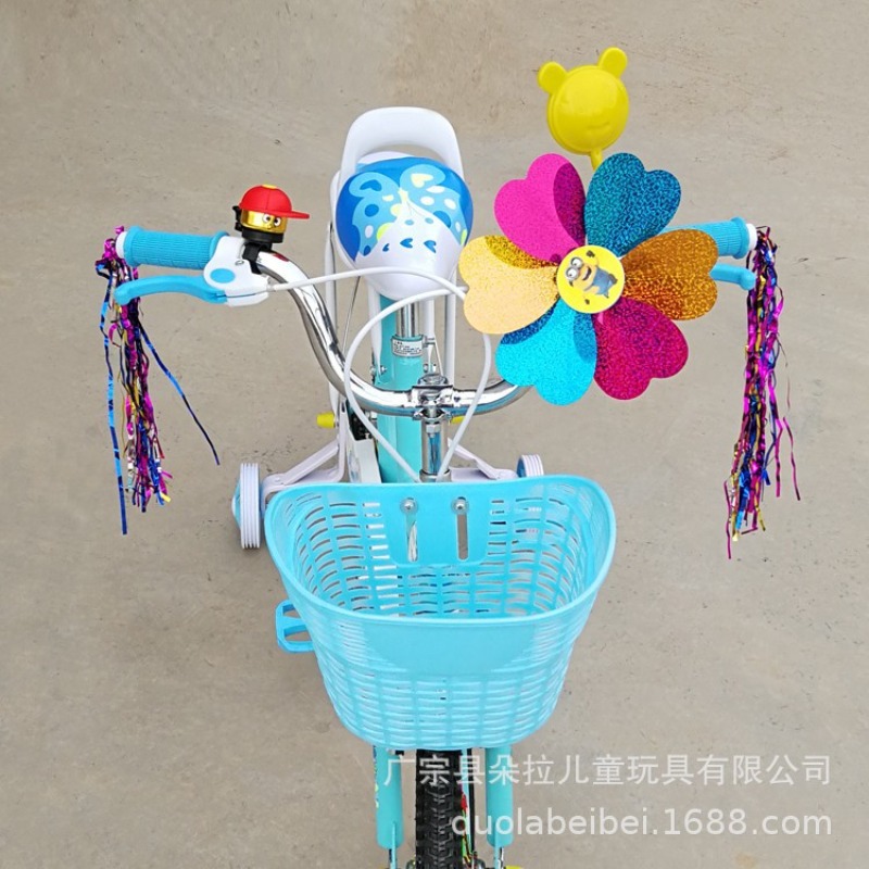 Mountain Biking Cartoon - Bel Sepeda Kartun dengan Desain Tutup