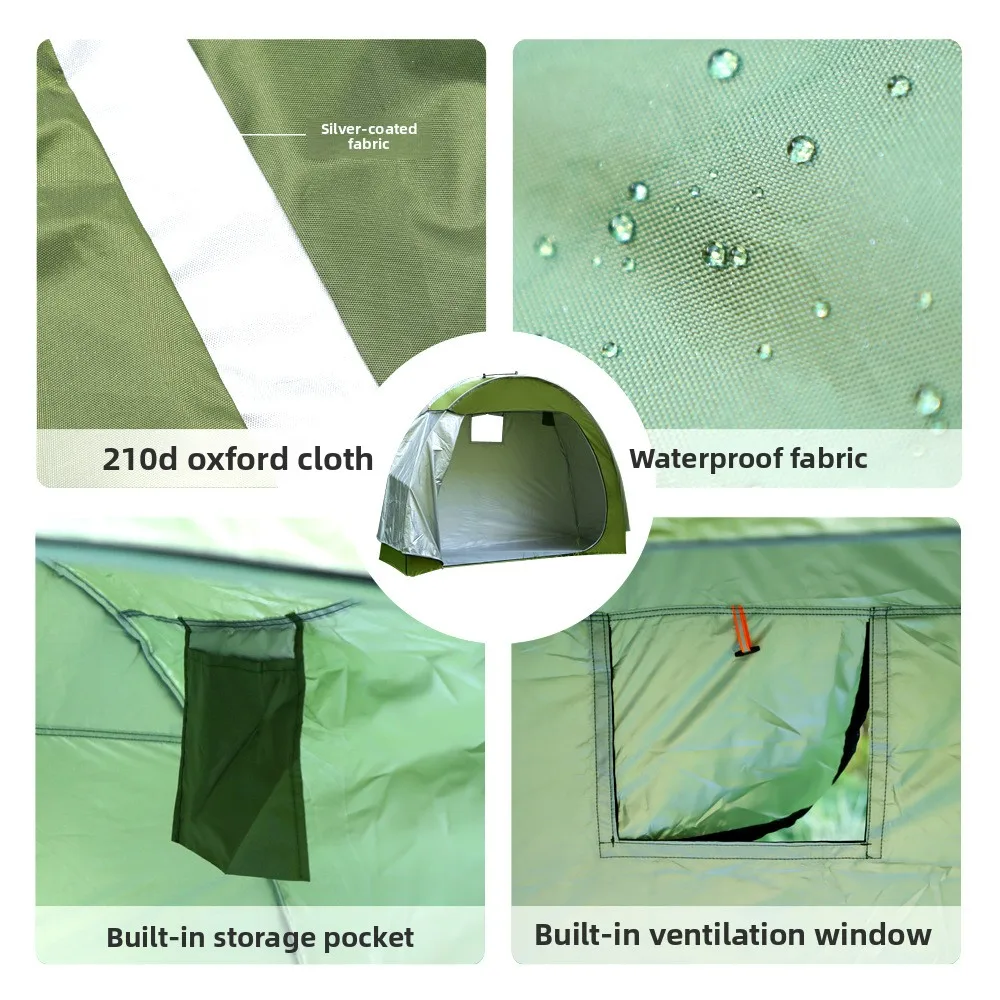 Tenda sepeda lipat portabel 21 - Mountain Biking In The Rain ulasan dan harga