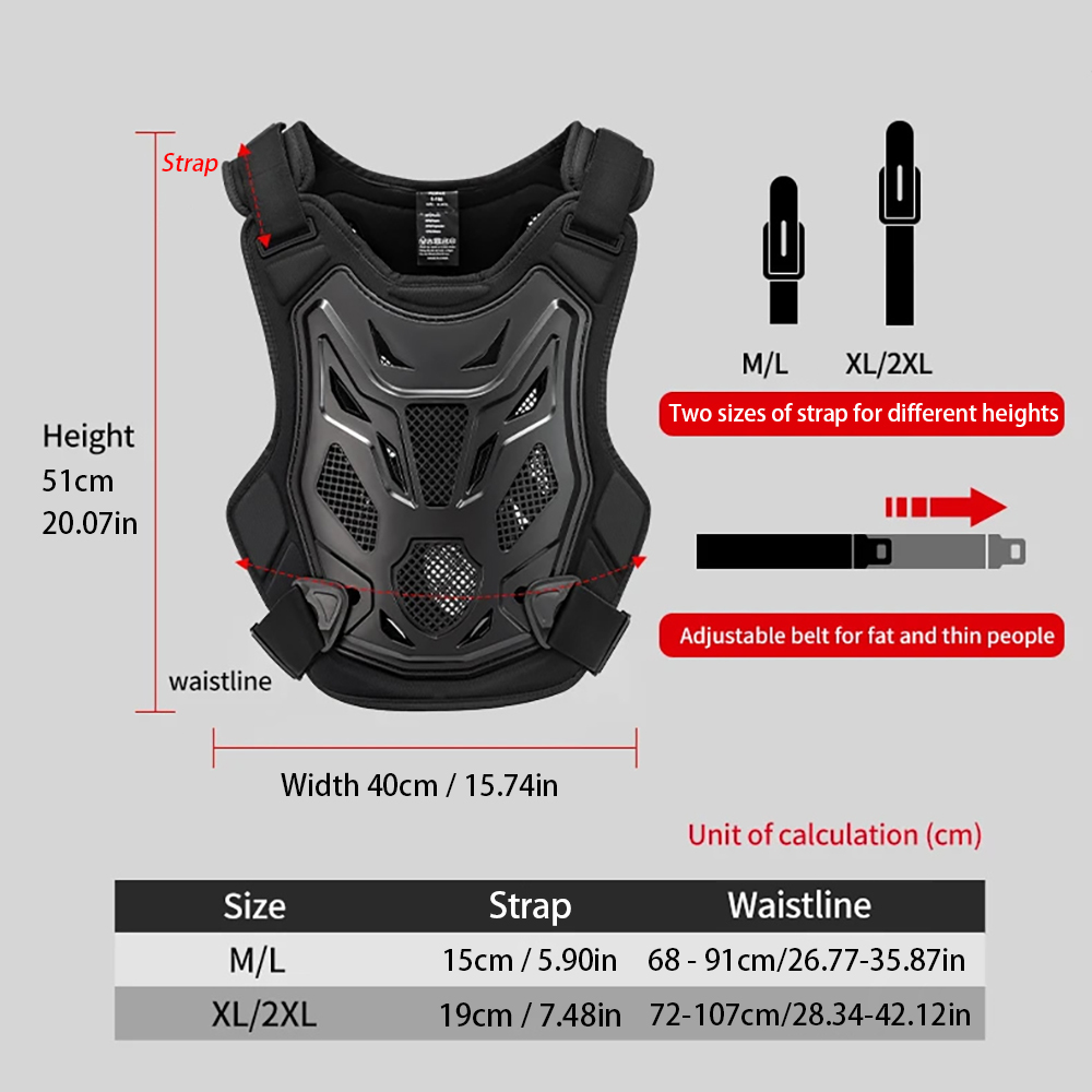 Semua musim Motocross Armor ro - Mountain Biking Chest Protector ulasan dan harga