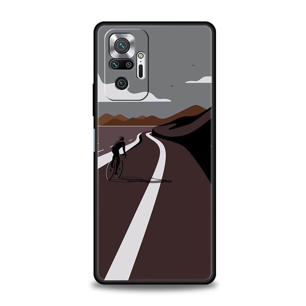 Casing Ponsel Seni Bersepeda S - Mountain Biking Cartoon ulasan dan harga