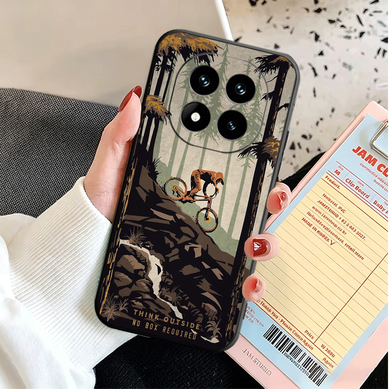 Casing Ponsel Silikon Lembut u - Mountain Biking Cartoon ulasan dan harga